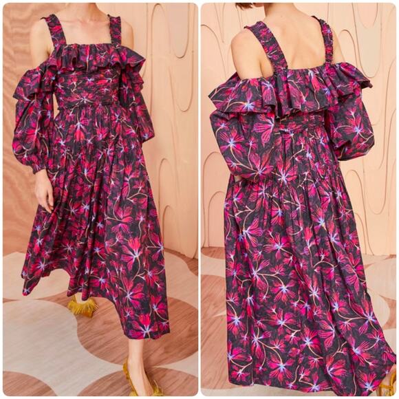 Ulla Johnson Caprice Dress Zinnia - Picture 1 of 16